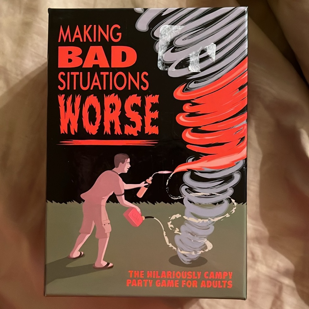 Making Bad Situations Worse ADULTS ONLY Party Game like new in box hilarious